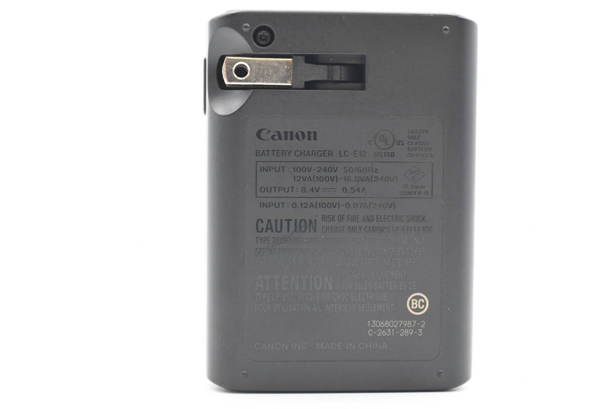 ★純正・完動・美品★Canon キャノン LC-E12 充電器 バッテリーチャージャー（ｋ2890）の画像6