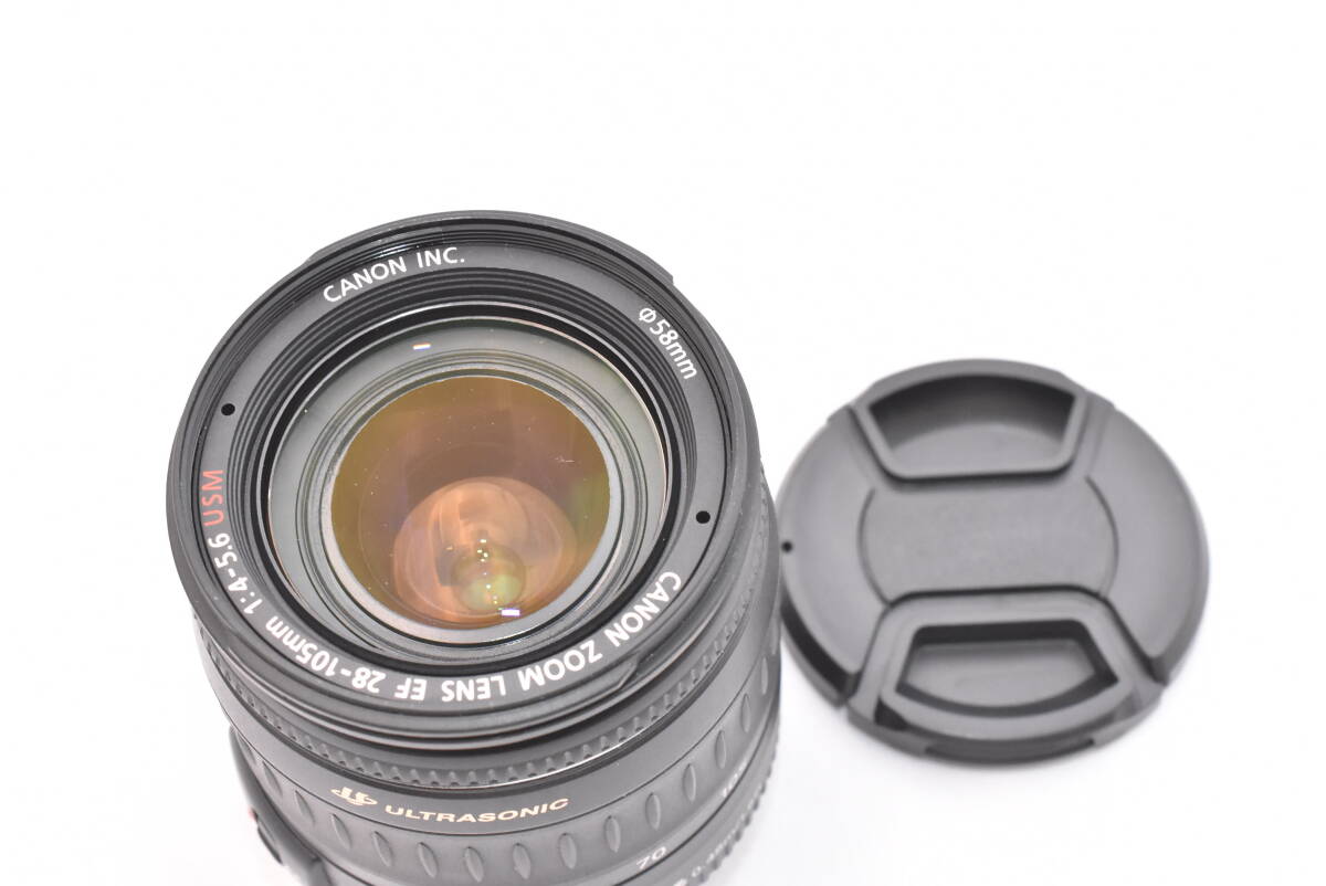 Canon キャノン EF 28-105mm f4-5.6 USM ズームレンズ (t6759)_画像9