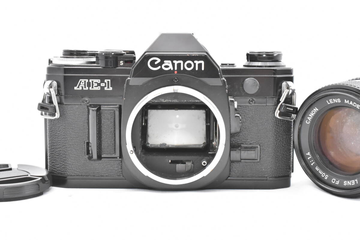 Canon キャノン Canon AE-1 ボディ New FD 50mm F1.4 レンズ(t4529)