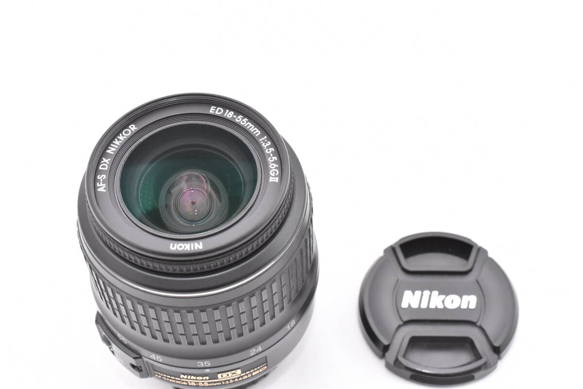  Nikon ニコン AF-S DX NIKKOR 18-55mm 1:3.5-5.6G ll ED ズームレンズ (t6595)_画像9