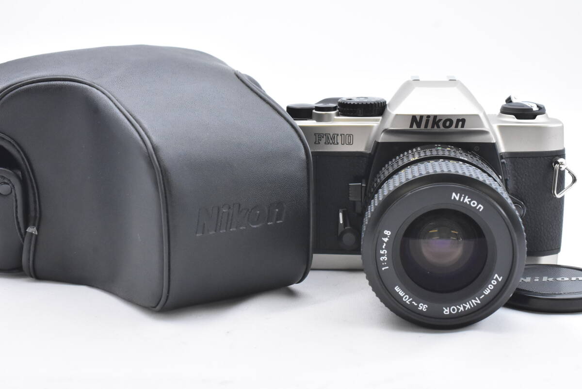 ★完動★Nikon ニコン FM10 フィルムカメラ Zoom-NIKKOR 35-70mm f3.5-4.8 レンズ(t7007)_画像1