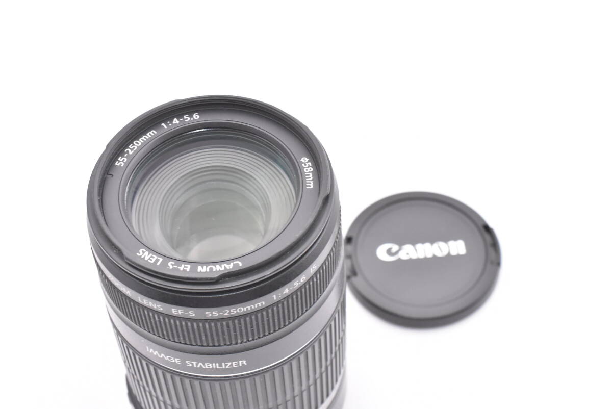 Canon キャノン EF-S 55-250mm f4-5.6 IS ズームレンズ (t7030)の画像9