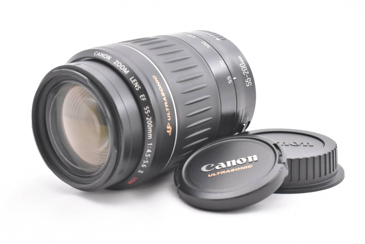 Canon キャノン EF 55-200mm F4.5-5.6 ll USM ズームレンズ (t6899)