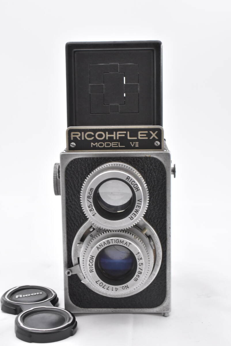 RICOH リコー RICOHFLEX Model Vll ニューダイヤ 二眼レフカメラ (t5838)_画像1