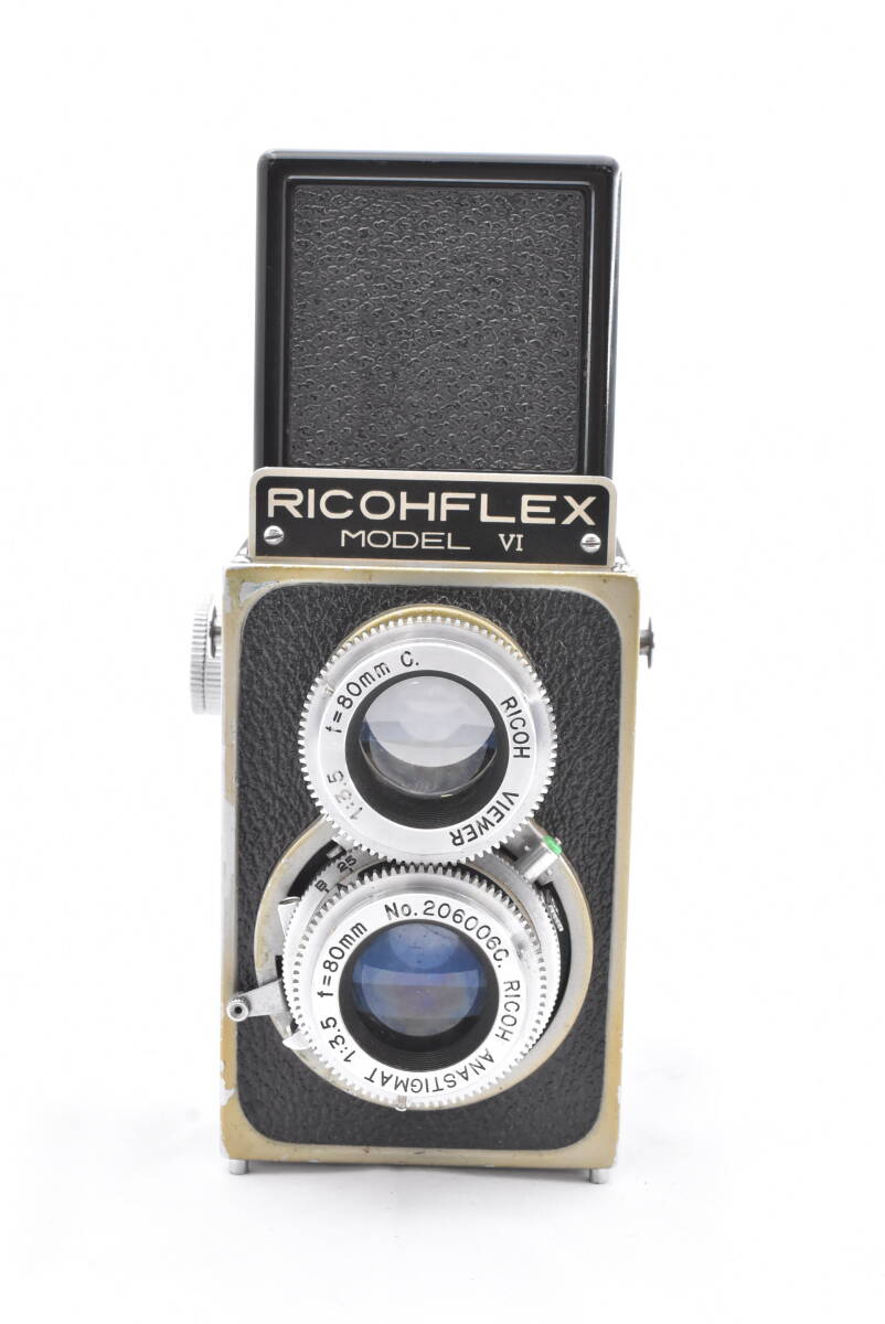 ★完動品★RICOHFLEX リコーフレックス MODEL Ⅵ 二眼レフカメラ (t5832)