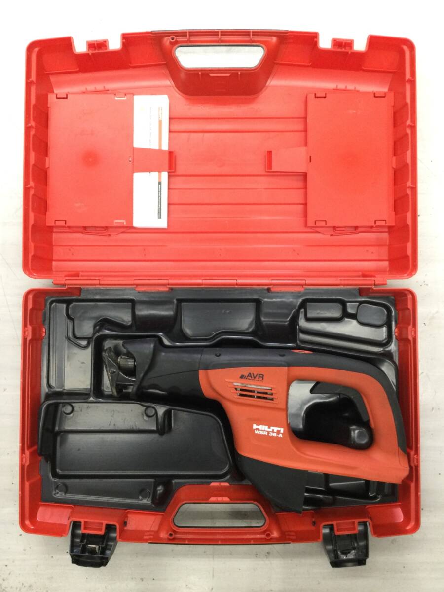 【中古品 現状販売】 HILTI 充電式レシプロソー WSR36-A 本体のみ IT1VOMOWEU34_画像1