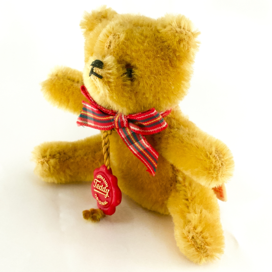 テディハーマン（Teddy-Hermann） Teddy Bear テディベア 赤リボン 85mm_画像2