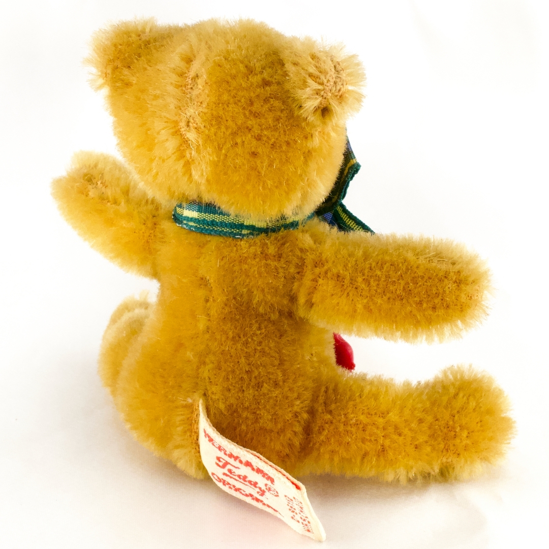 テディハーマン（Teddy-Hermann） Teddy Bear テディベア 緑リボン 85mm_画像6