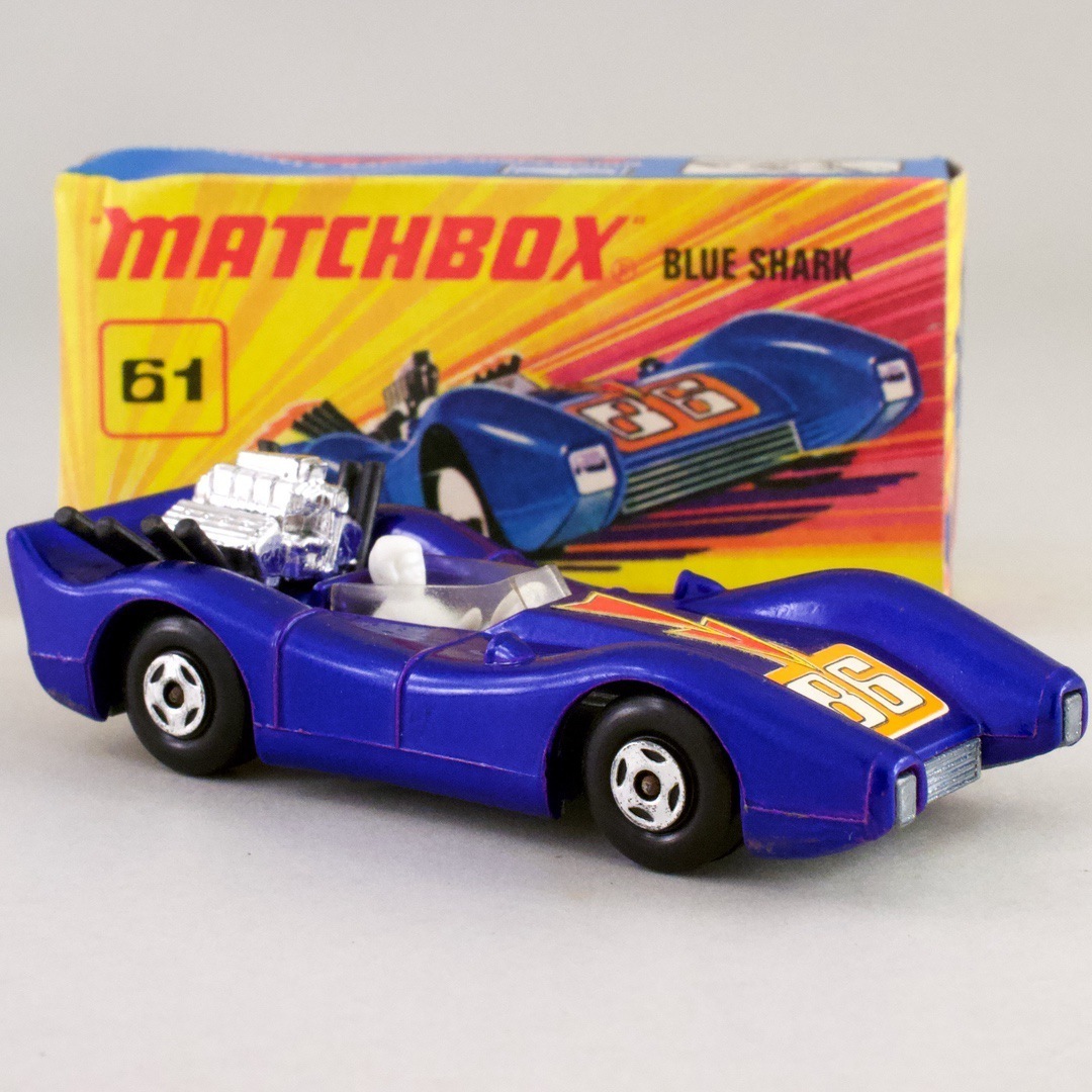 イギリス マッチボックス（matchbox） superfast BLUE SHARK No.61 1971_画像7