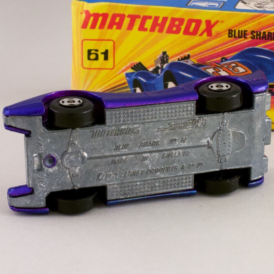 イギリス マッチボックス（matchbox） superfast BLUE SHARK No.61 1971_画像6