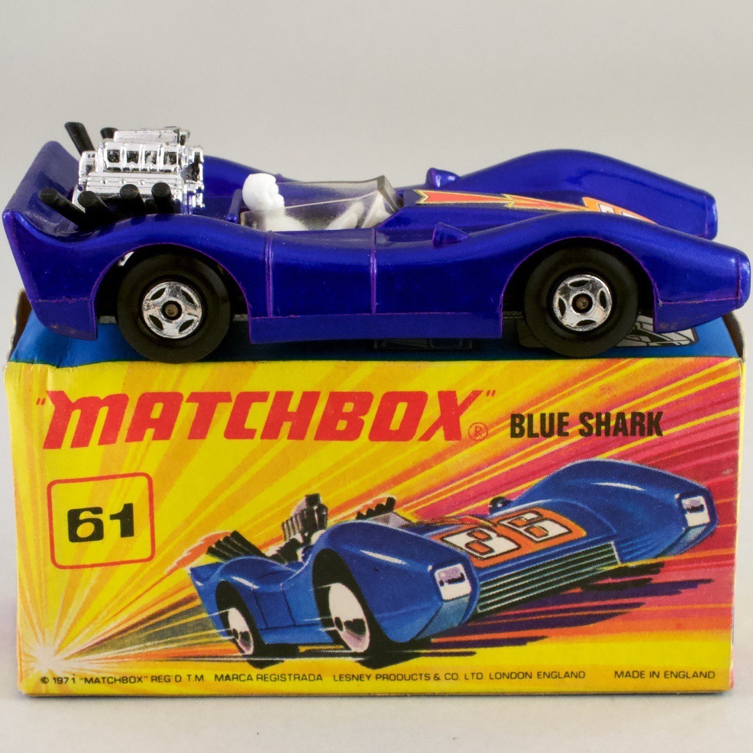 イギリス マッチボックス（matchbox） superfast BLUE SHARK No.61 1971_画像1