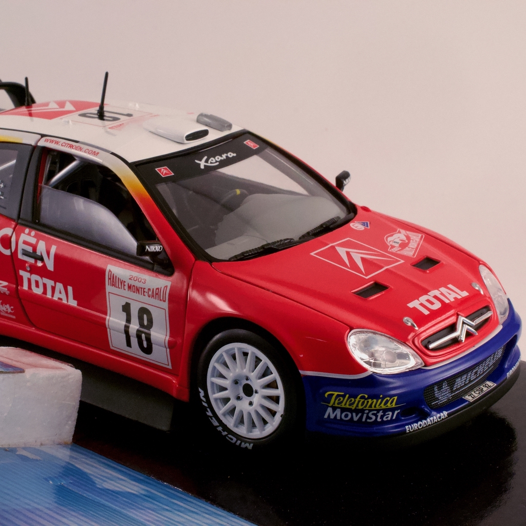 フランス ソリド Citroen Xsara WRC Monte Carlo 2003 1/18_画像9