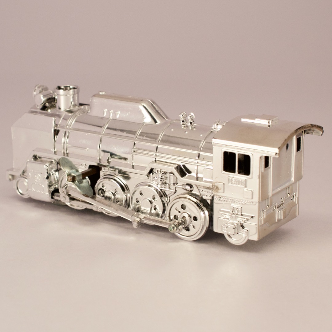  Tokyo Play sing association (T.P.S) taupe re. .... departure fire silver plating steam locomotiv D51.... operation 
