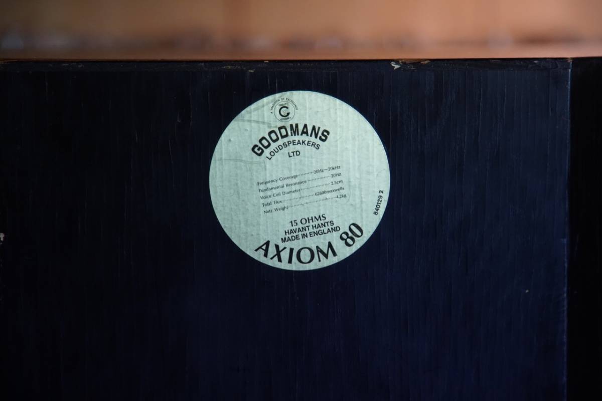 Goodmans AXIOM 80    原文:Goodmans AXIOM 80 