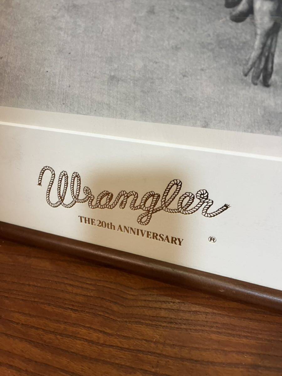 1980's年代 ラングラー Wrangler ポスター カウボーイ VINTAGE ビンテージ オールドインテリア 希少 レア 1円の画像4