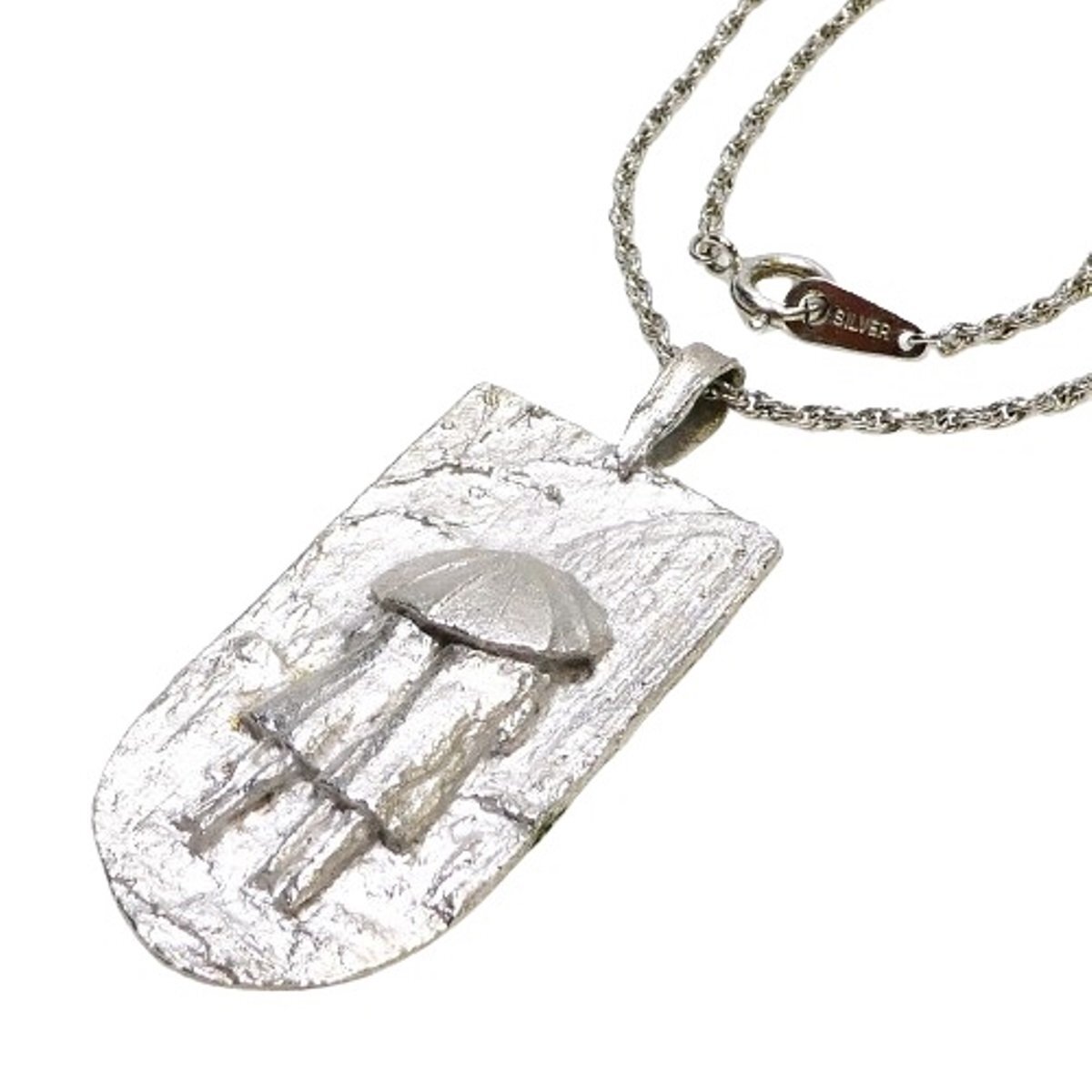 J◇ 岩倉康二 シルバー ネックレス ペンダント SILVER トップ チェーン Kouji Iwakura penden necklace 【ネコポスOK】_画像1