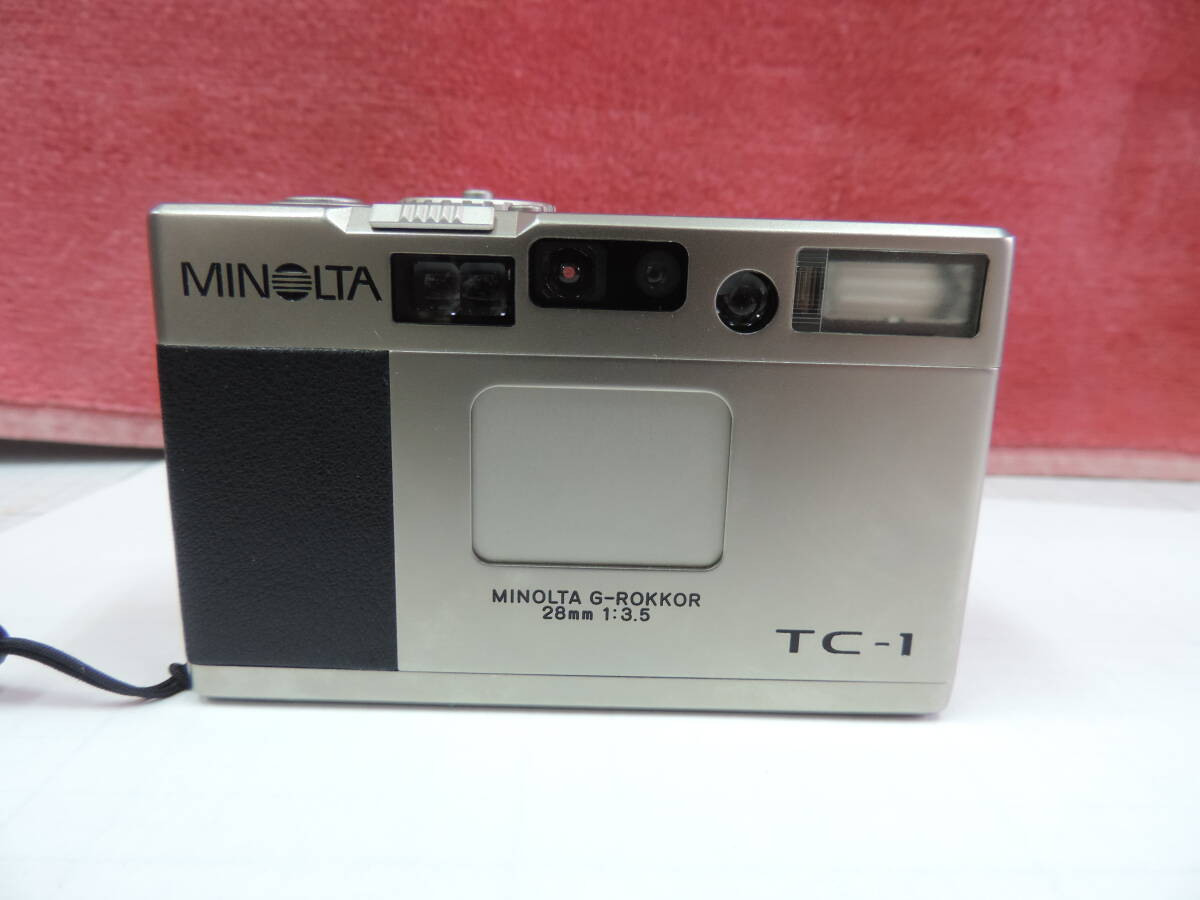 良品　MINOLTA TC-1 G-ROKKOR 28mm F3.5 コンパクトカメラ フィルムカメラ 保湿庫保管品　正常稼働品_画像2