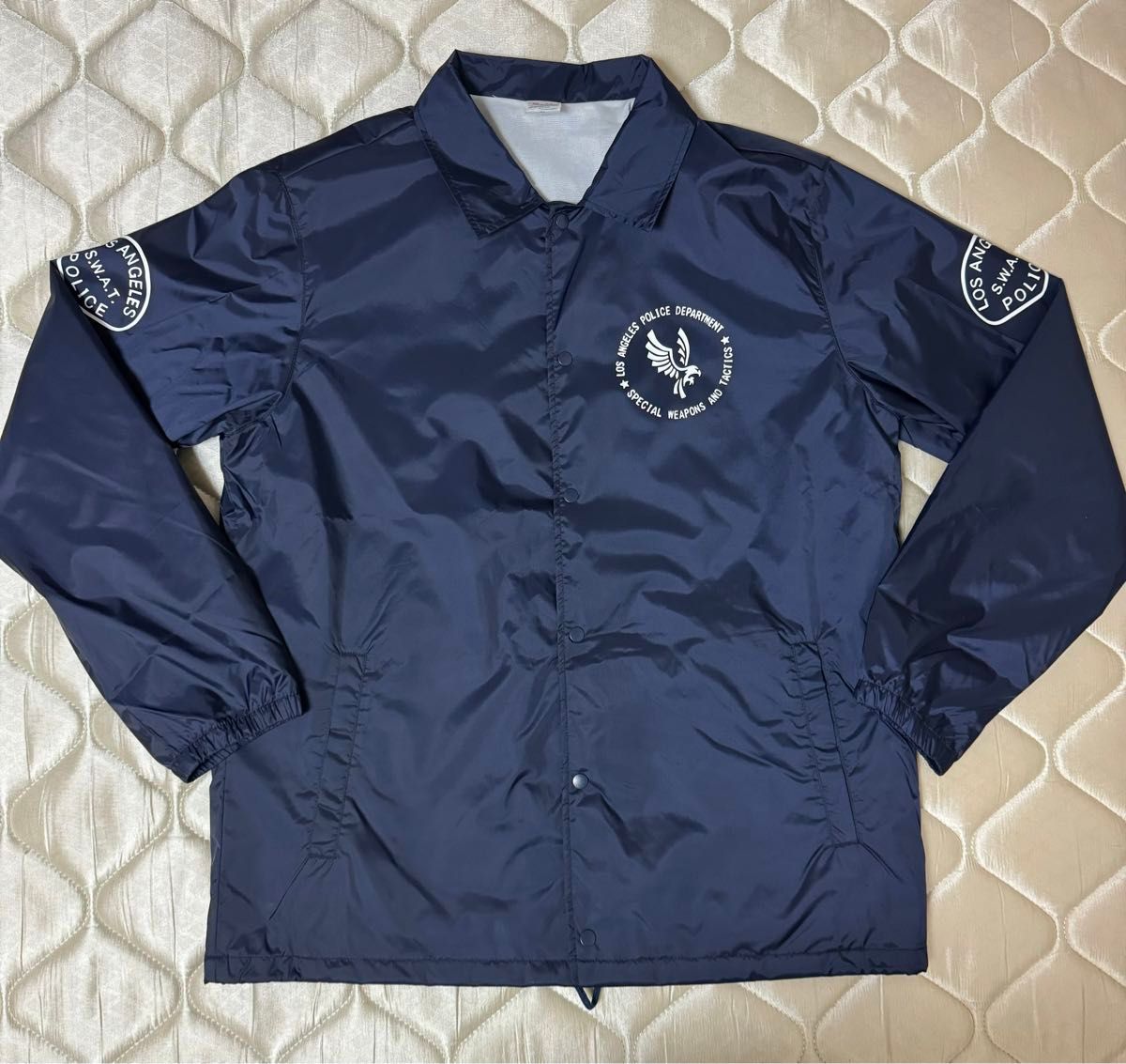 少数入荷 送料込 スワット LAPD SWAT コーチジャケット ネイビー 少数入荷 送料込 スワット LAPD SWAT コーチジャケット ネイビー
