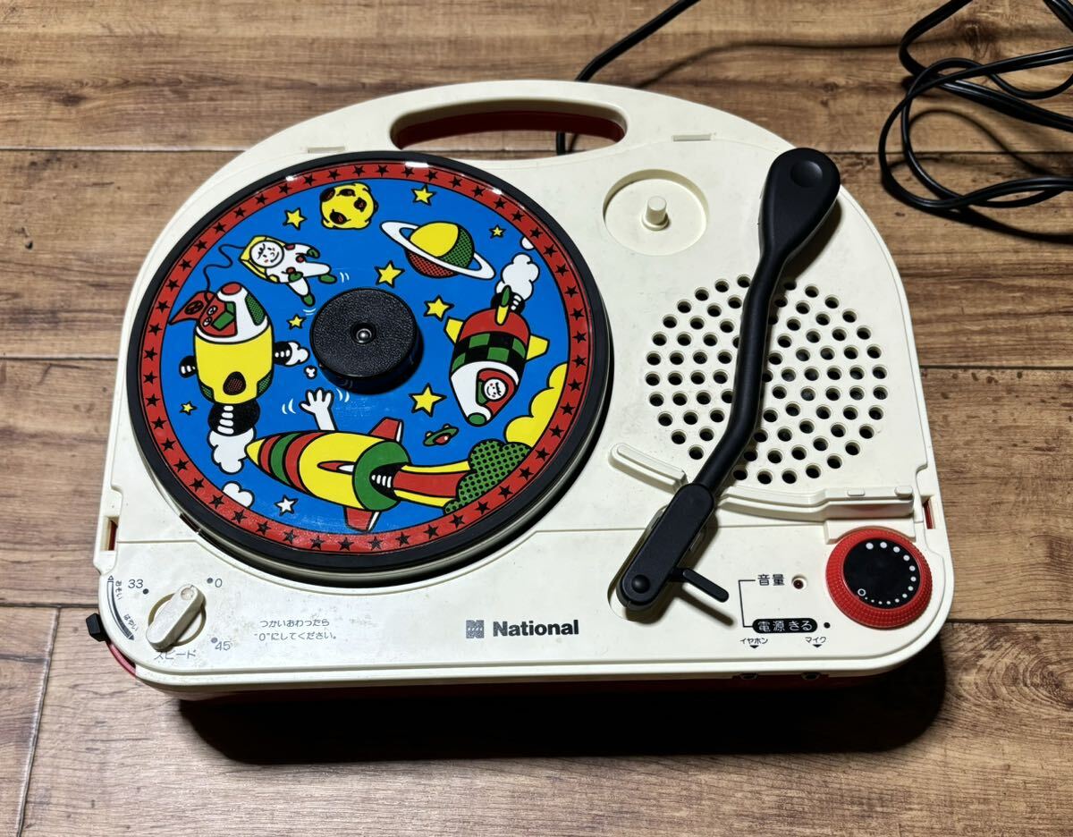 National レコードプレーヤー SG-503N 動作未確認_画像2