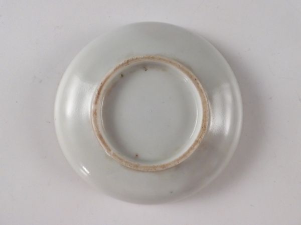 ◇堂◇古伊万里 染付 鶴亀図 皿 7客 10cm 江戸期 40s114_画像5