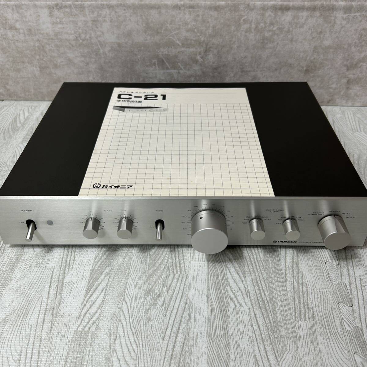 【中古良品】pioneer C-21 ステレオプリアンプ　パイオニア_画像2