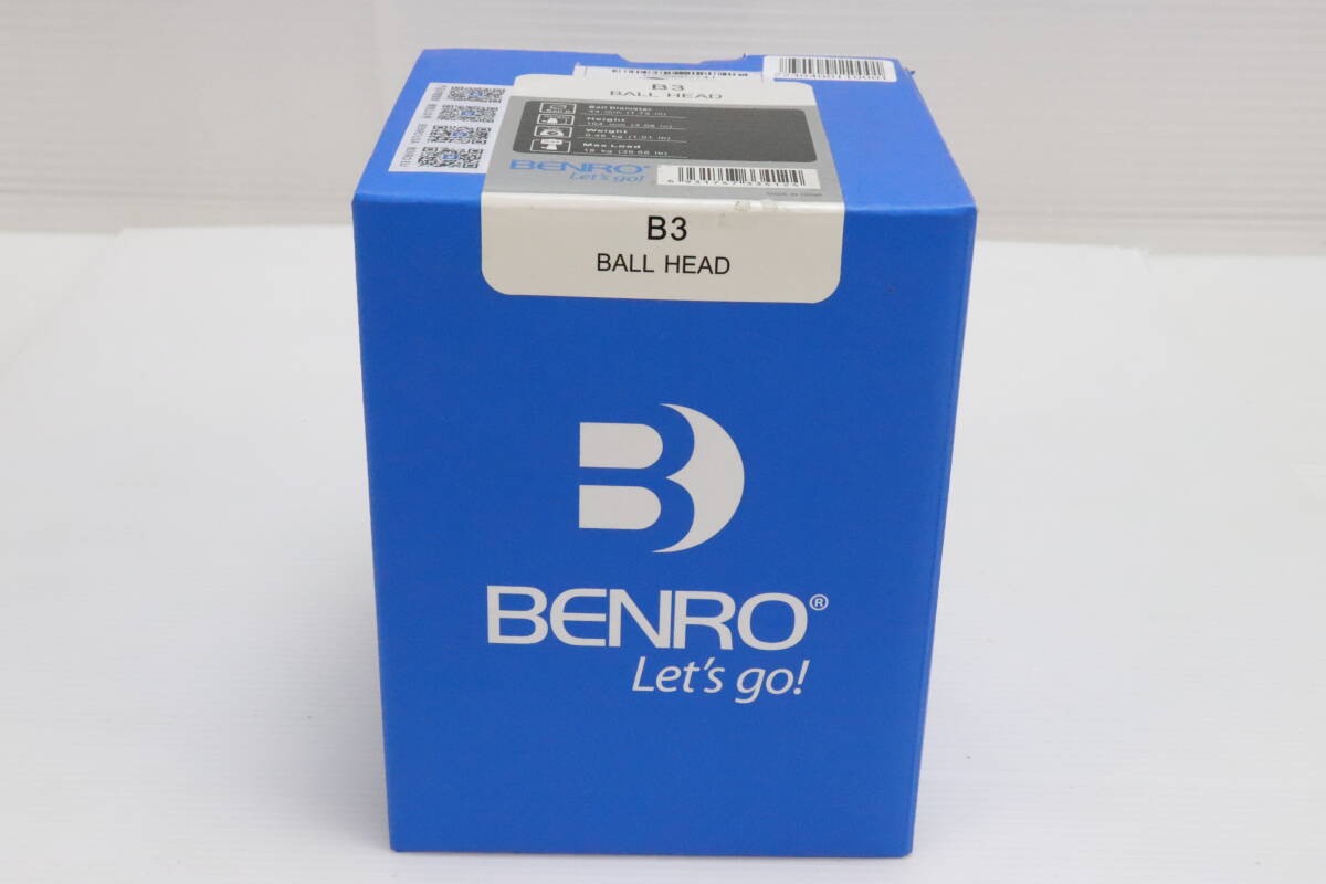 未開封・未使用品★BENRO ベンロ B3 BALL HEAD ボールヘッド 自由雲台 B-3 水準器付 カメラアクセサリー 撮影 固定 雲台 カメラ用品 R953_画像3