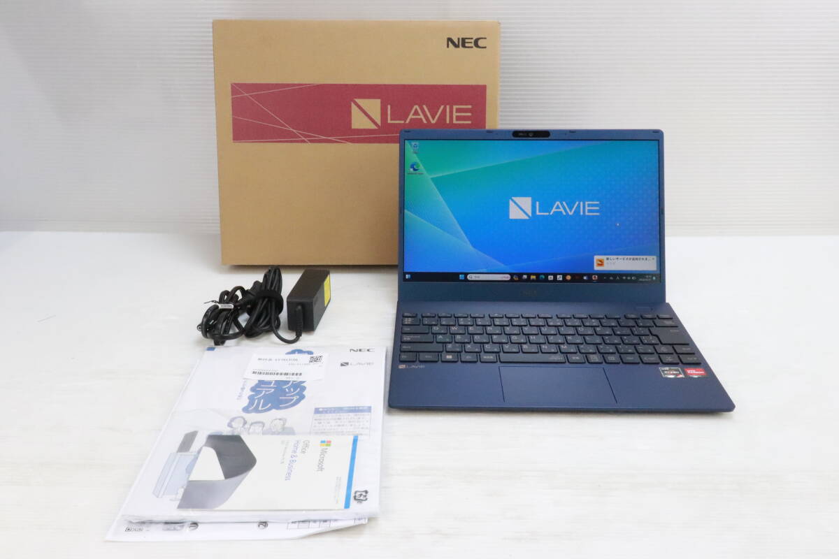 1円～★初期化済★NEC LAVIE N13 N135C/DSL PC-N135CDSL ノートPC CPU AMD Ryzen 5 5500U / メモリ 16GB / SSD 256GB / 13.3型 家電 S036の画像1