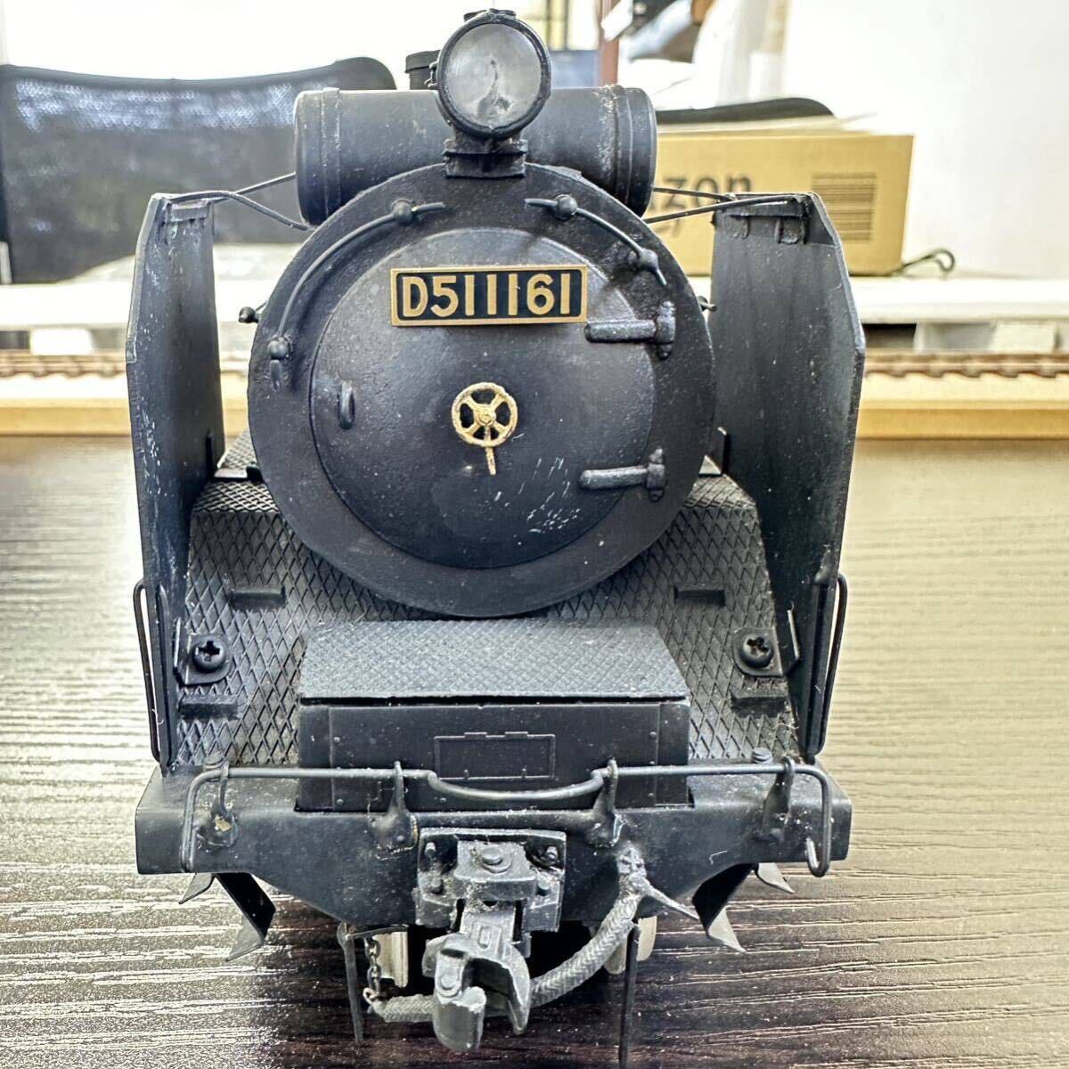 栄光の蒸気機関車D51/鉄道模型 /D511161/ D51形/物置/台座ケース付き_画像8