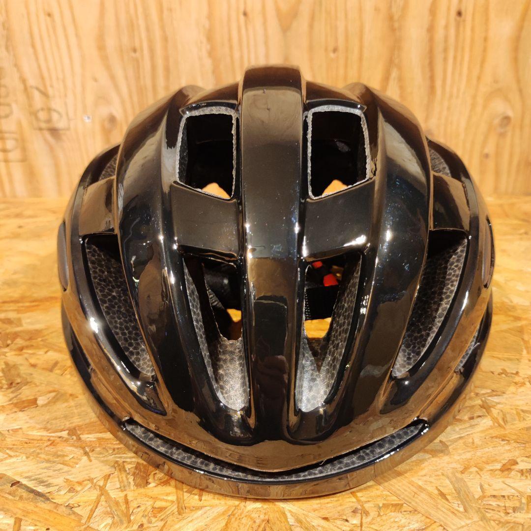 自転車通勤・通学におすすめのヘルメット Lサイズ 58-61cm ブラック クロスバイクやロードバイクにもおすすめのヘルメット！_画像2