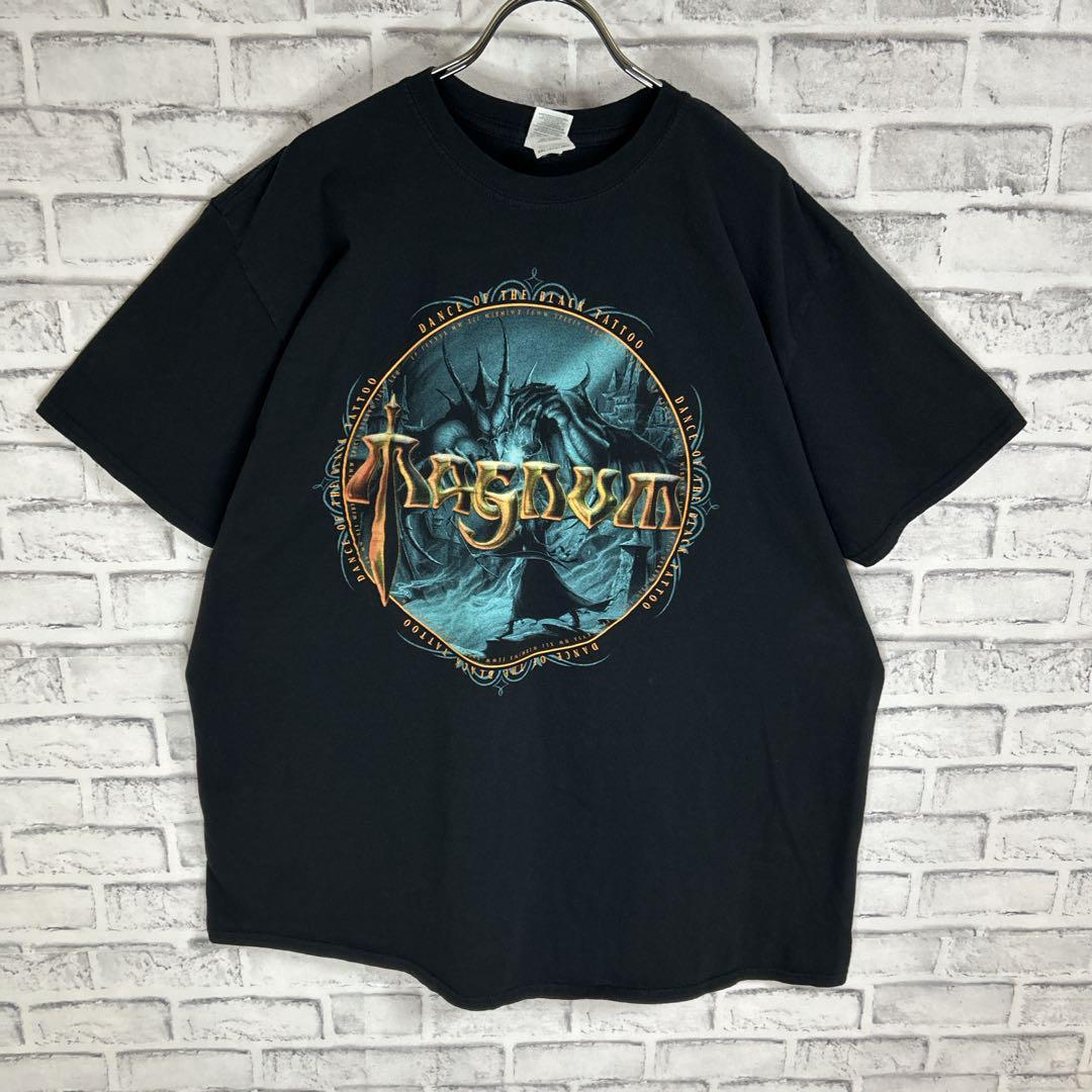 Magnum マグナム バンド アルバム CD ジャケ写 Tシャツ 半袖 輸入品 春服 夏服 海外古着 音楽 ミュージック ジャケット ロック_画像2