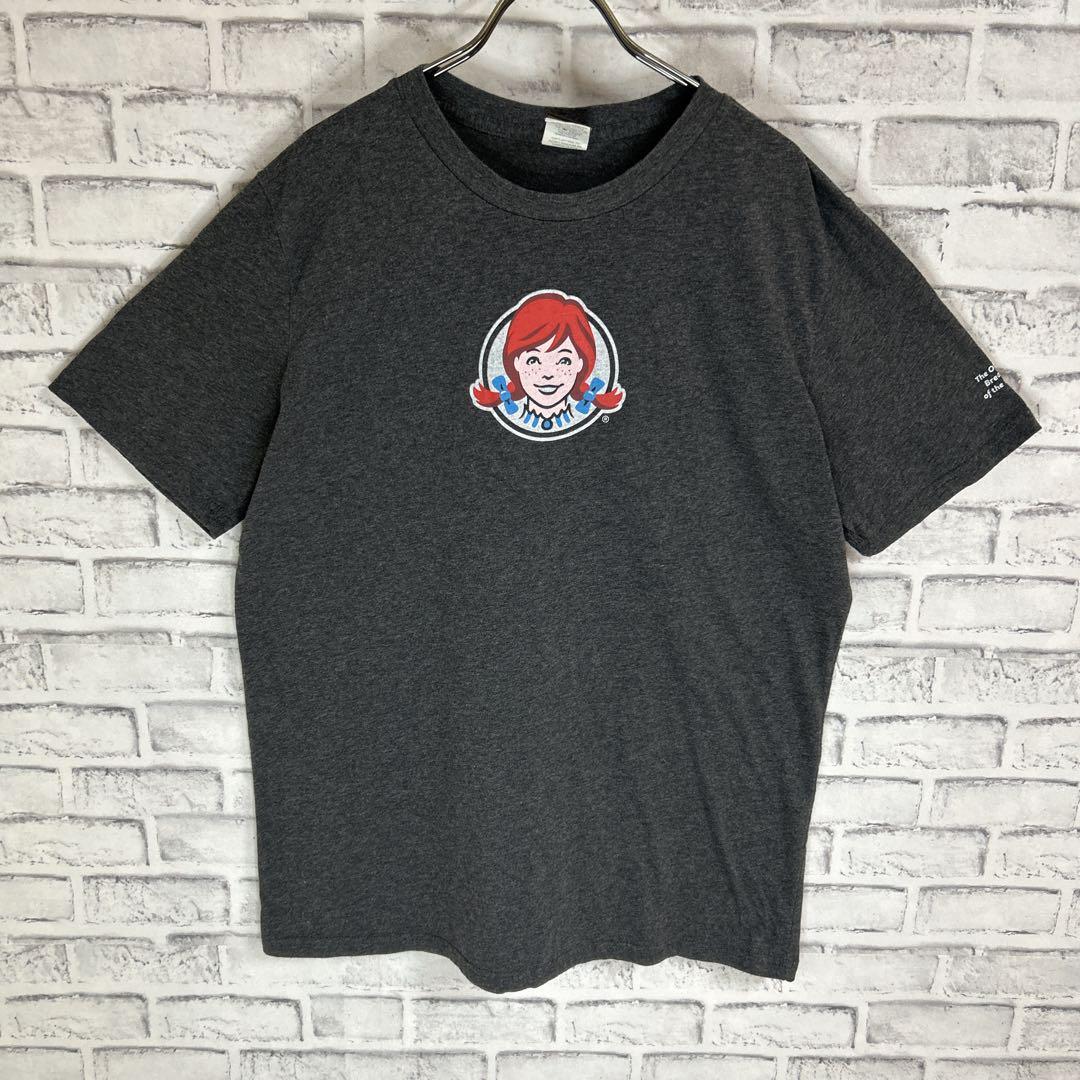 Wendy's × NCAA ウェンディーズ 両面デザイン Tシャツ 半袖 輸入品 春服 夏服 海外古着 企業 会社 ハンバーガー ファストフード カレッジ_画像2