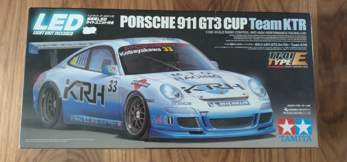 タミヤ　58422　ポルシェ　911 GT3 カップカー　Team KTR PORSCHE 911 GT3 CUP Team KTR