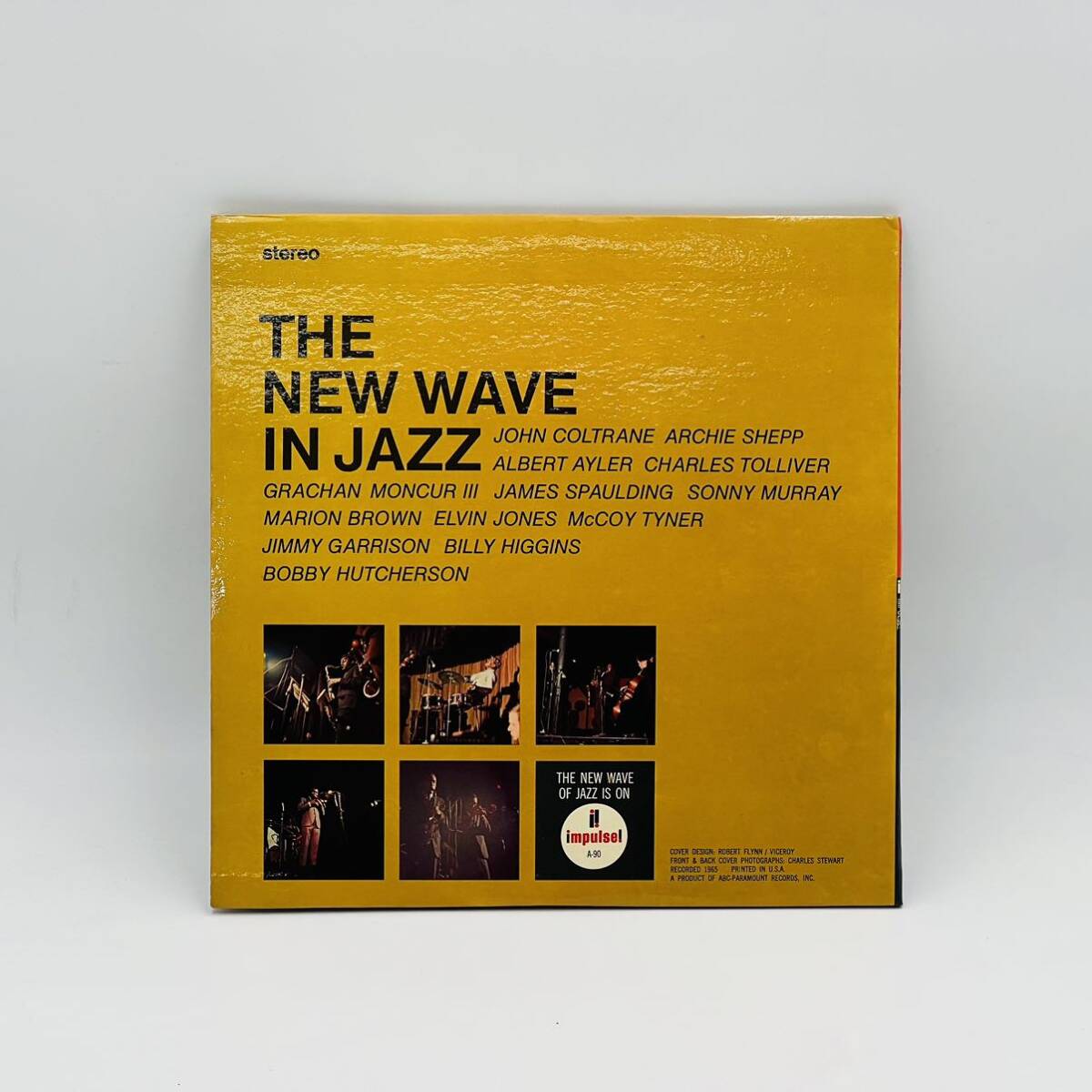 レコードジャズ USA 1965 THE NEW WAVE IN JAZZ ステレオ_画像2