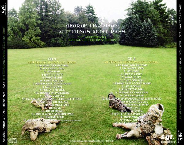 GEORGE HARRISON ALL THINGS MUST PASS - 50TH ANNIVERSARY SPECIAL COLLECTOR'S EDITION [2CD]の画像2