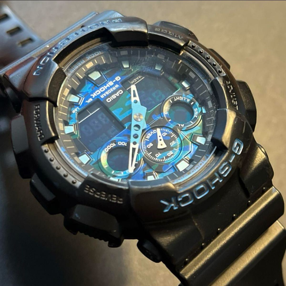 【電池新品】CASIO カシオ G-SHOCK GA-100CB 腕時計 パネル迷彩柄