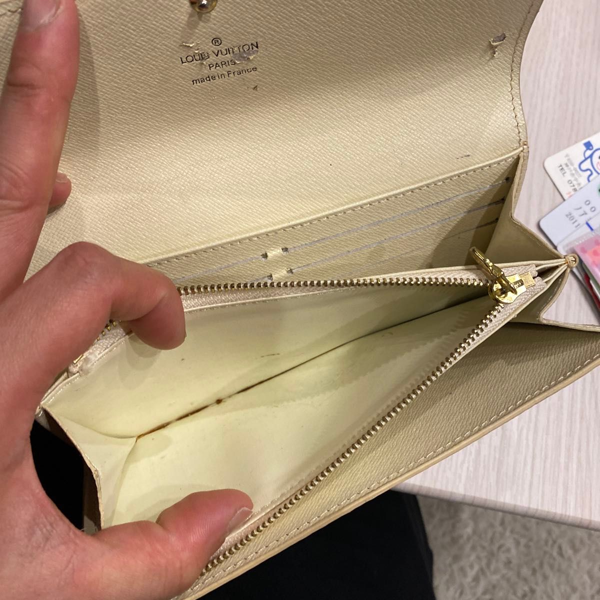 LOUIS VUITTON ルイヴィトン 長財布 ダミエ　N61734