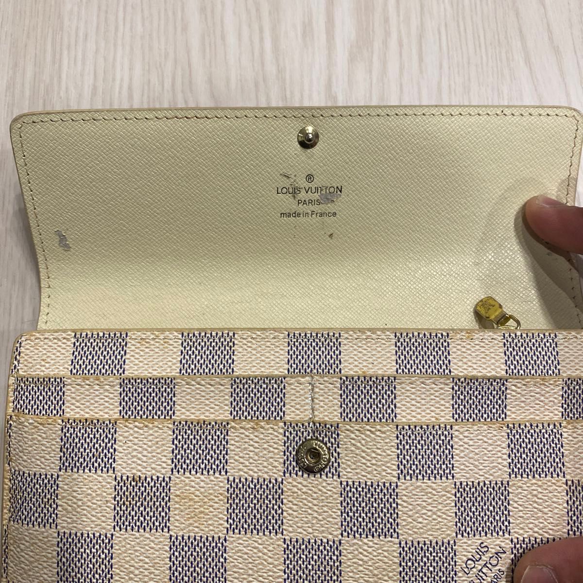 LOUIS VUITTON ルイヴィトン 長財布 ダミエ　N61734