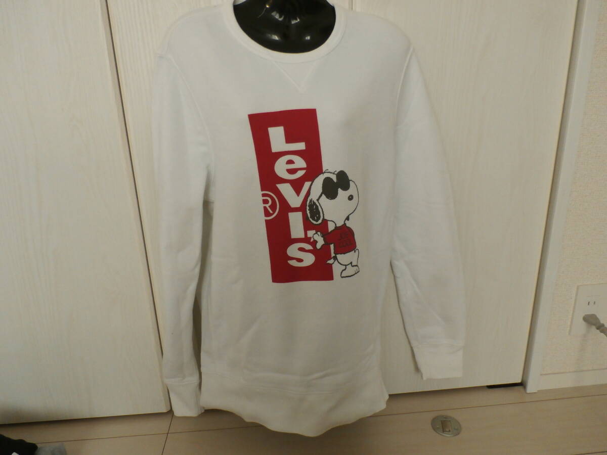 ファッション★ブランド★リーバイス★Levis★男性用★パーカ★パーカー★Sサイズ★メンズ★トップス★ホワイト★スヌーピー★ピーナッツの画像2