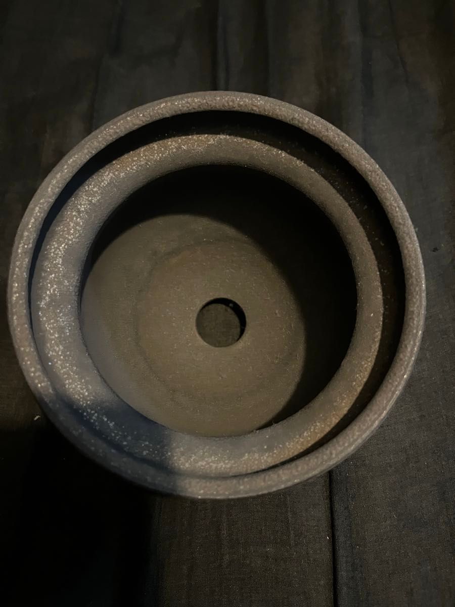 カタチ製作所　Mederu pot ブーケ Sサイズ　アンティークブラック