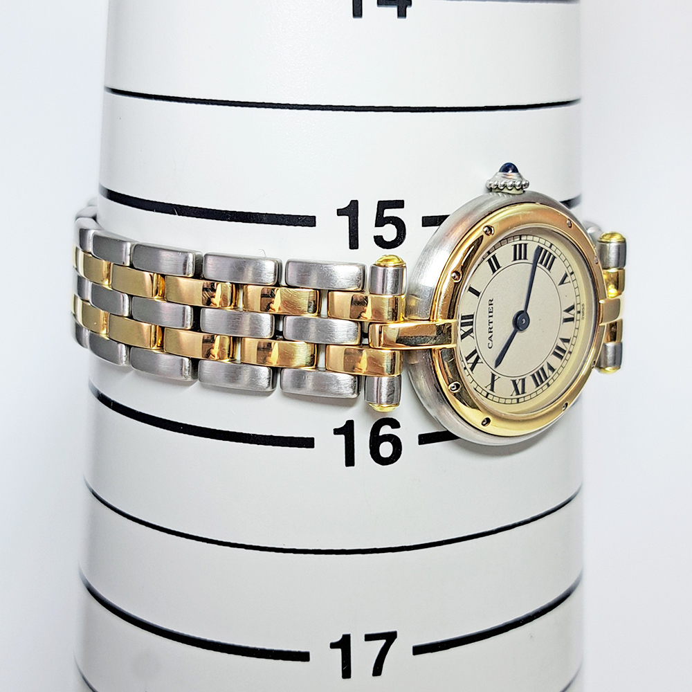  Cartier хлеб tail Vendome SM W25030B6 2 low YG/SS прекрасный товар женский кварц часы 