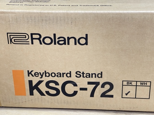 新品未開封 ローランド キーボードスタンド KSC-72 ブラック FP-60X FP-60の専用スタンド Roland Keyboard stand /56841_画像4