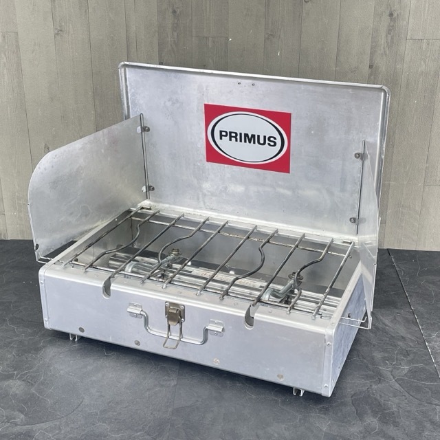 IWATANI-PRIMUS Iwatani plymouth P-2FLA-AL two burner stove aluminium silver Day Break/71142