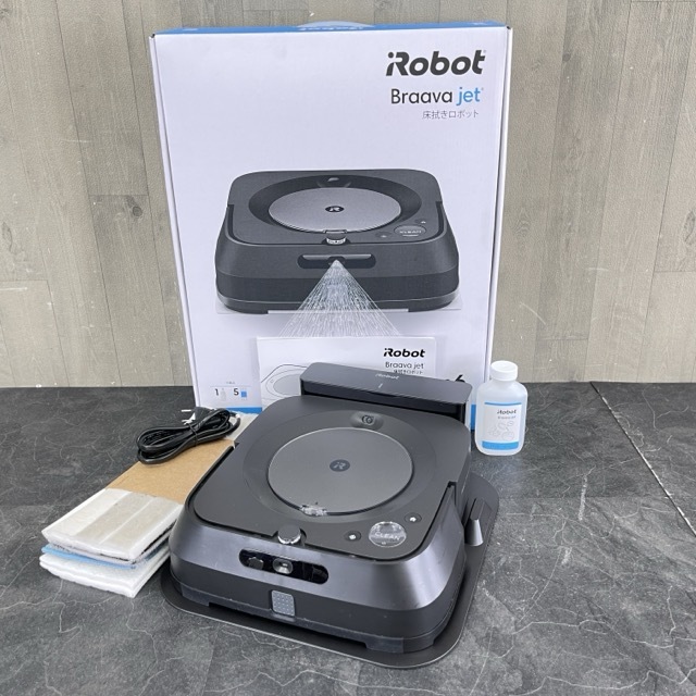 床拭きロボット【中古】動作保証 iRobot Braava jet m6 ブラー 床拭きロボット【中古】動作保証 iRobot Braava jet m6 ブラー