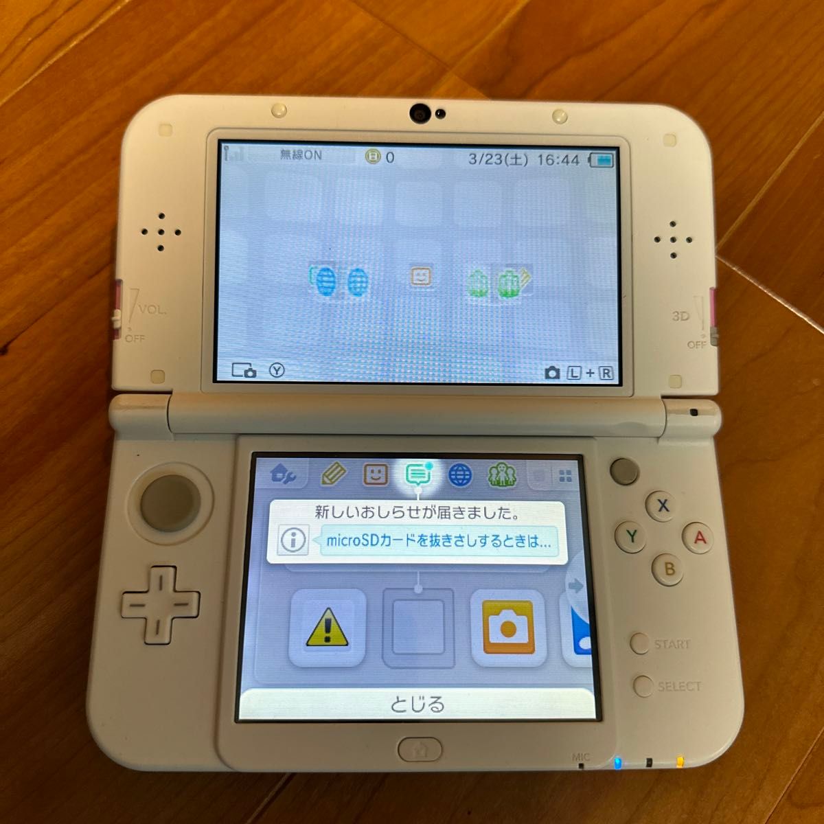 New 3DS LL ピンク×ホワイト　new 3ds ll ニンテンドー3DS