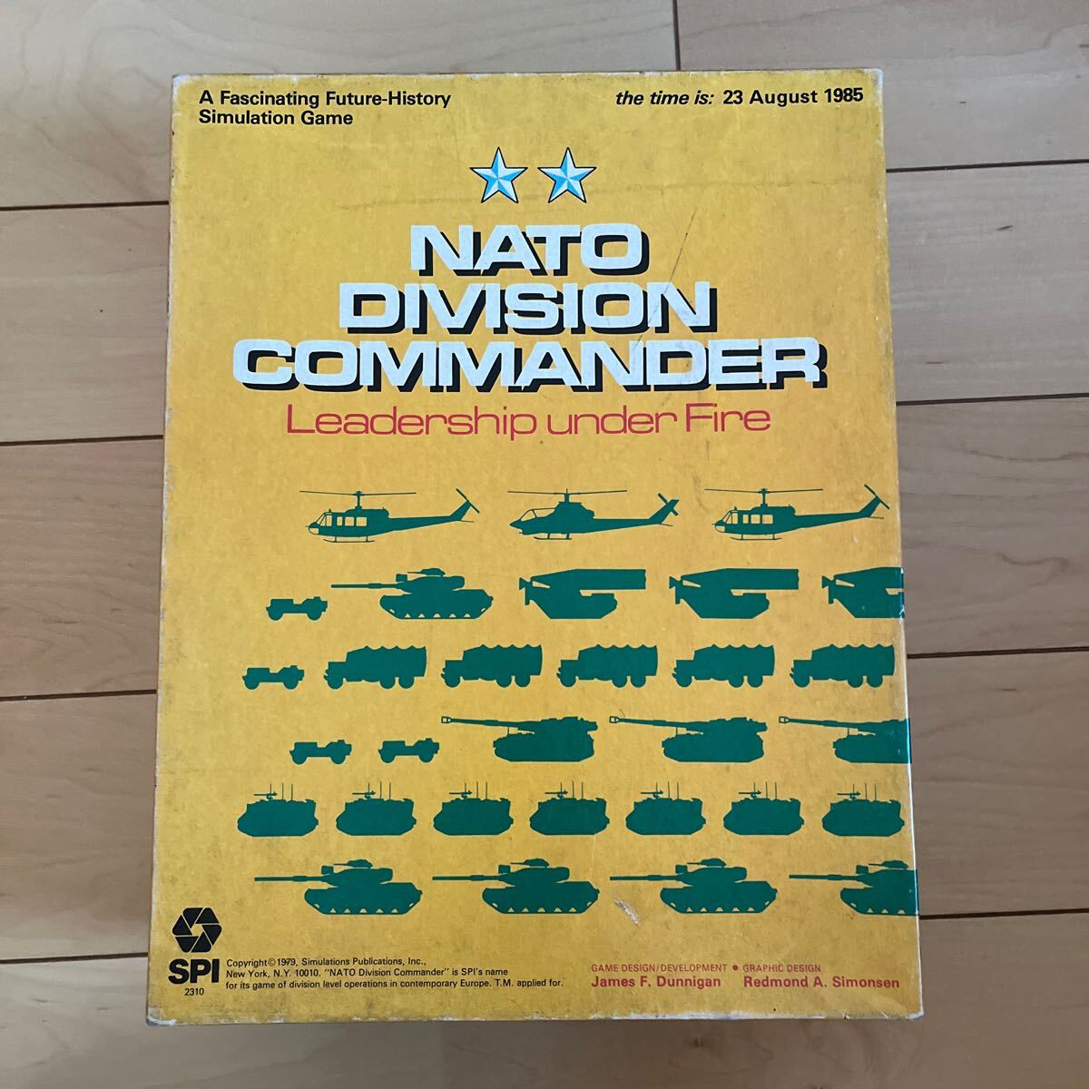 ウォーゲーム SPI NATO DIVISION COMMANDER