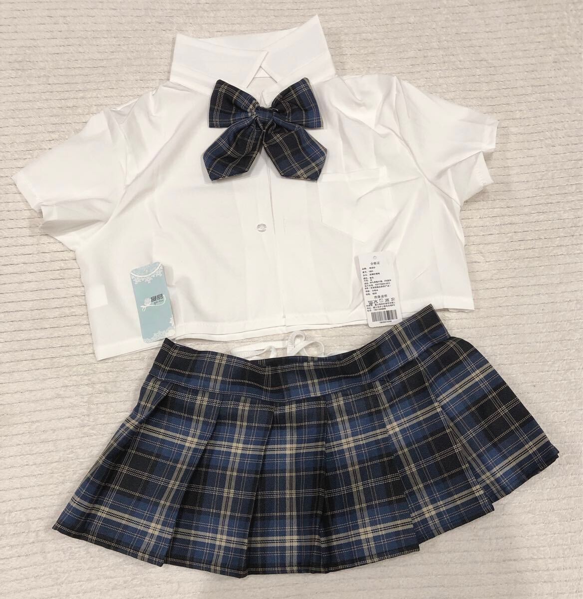 コスプレ 制服 チェック チェック柄 ブレザー セーラー服 学生服 女子高生 かわいい セクシー お得なセット コスチューム 人気の画像8