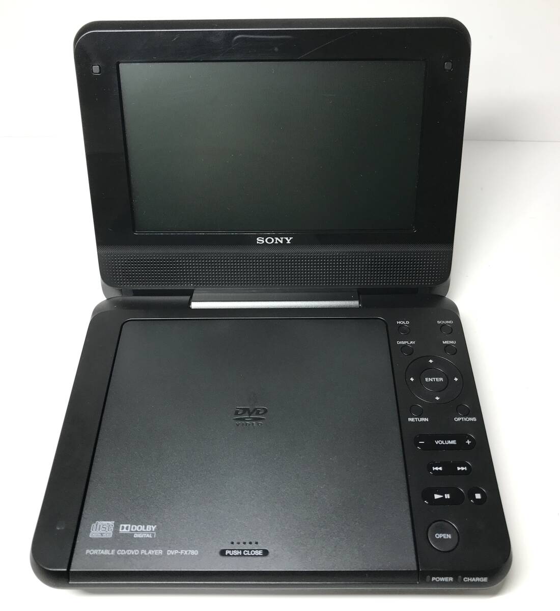 中古品　SONY　ポータブルDVDプレーヤー　DVP-FX780　外装良品　本体のみ_画像1