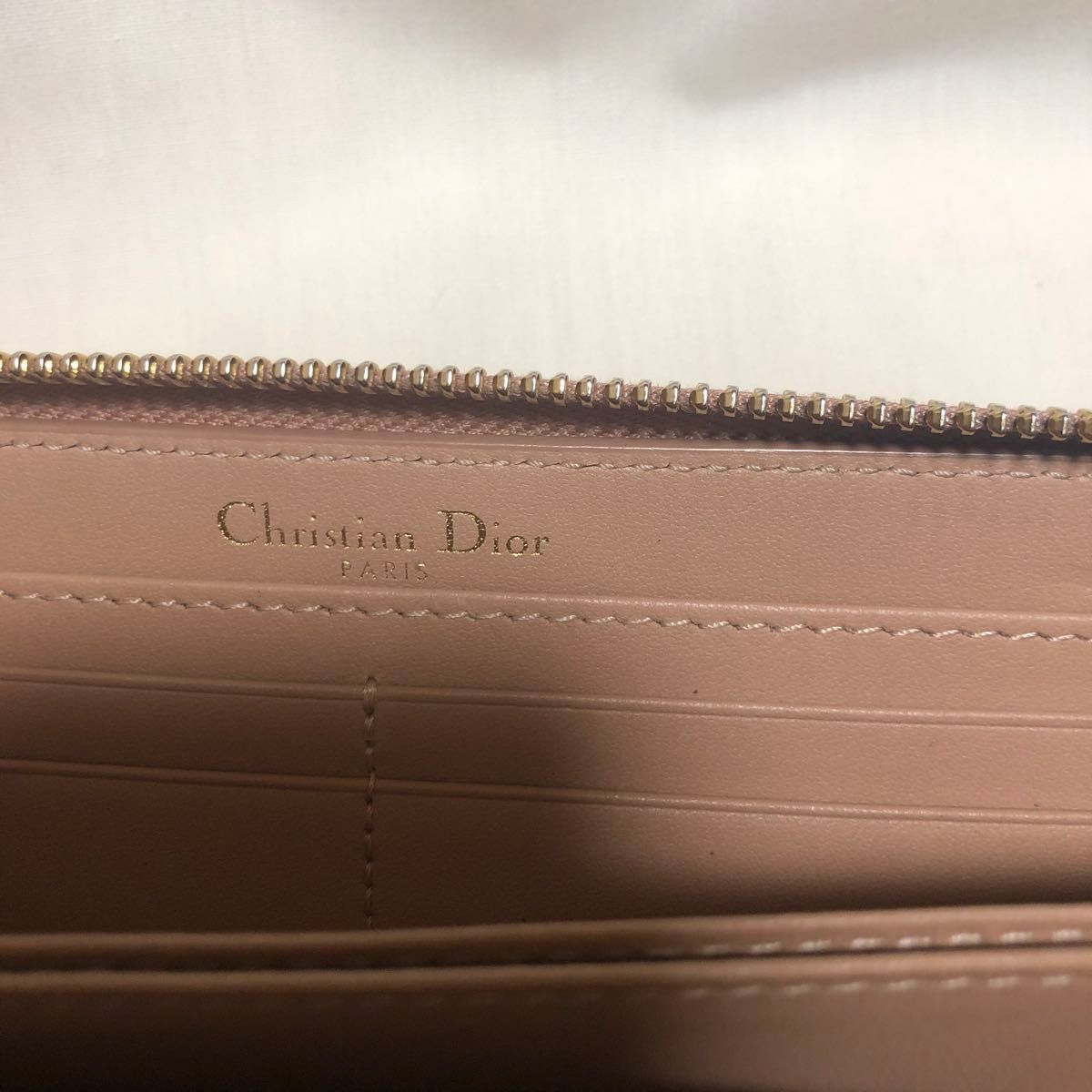 Dior 財布 長財布 ピンク クリスチャンディオール