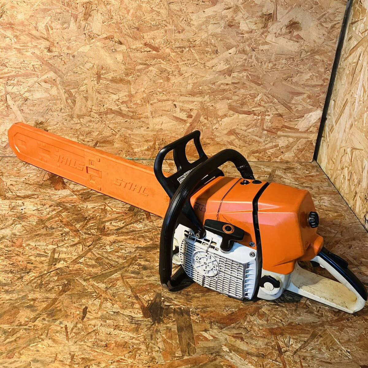 スチール MS461 76.5cc ガイドバー63cm 動作確認済み 整備済み　STIHL エンジンチェーンソー　プロ機 プロ仕様_画像1