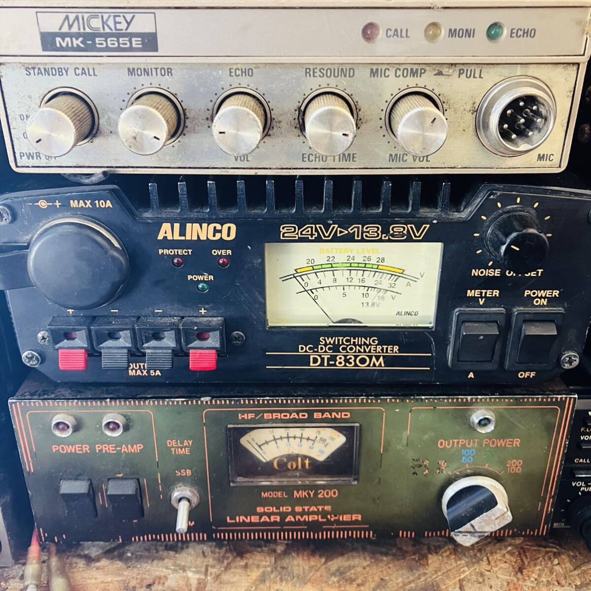 無線機　周辺機器　まとめ　大量　YAESU KENWOOD ICOM JRC MICKEY ALINCO Pegasus NASA 動作未確認　ジャンク　現状品_画像5